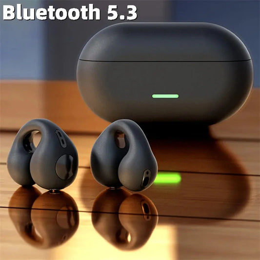 Clip Ear Music Noise Canceling Earbuds